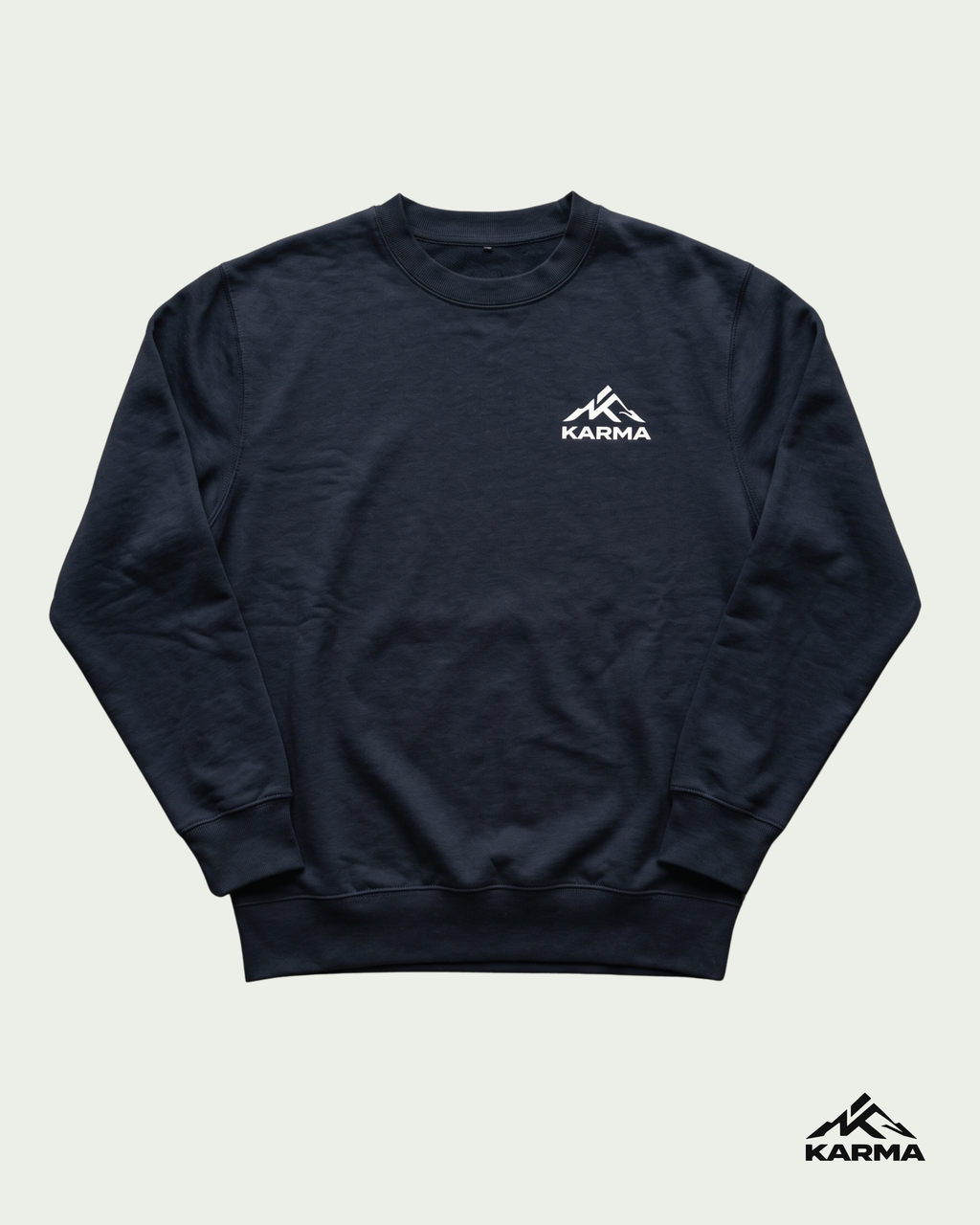 KARMA Fleece Crewneck Sweatshirt – Midnight Navy